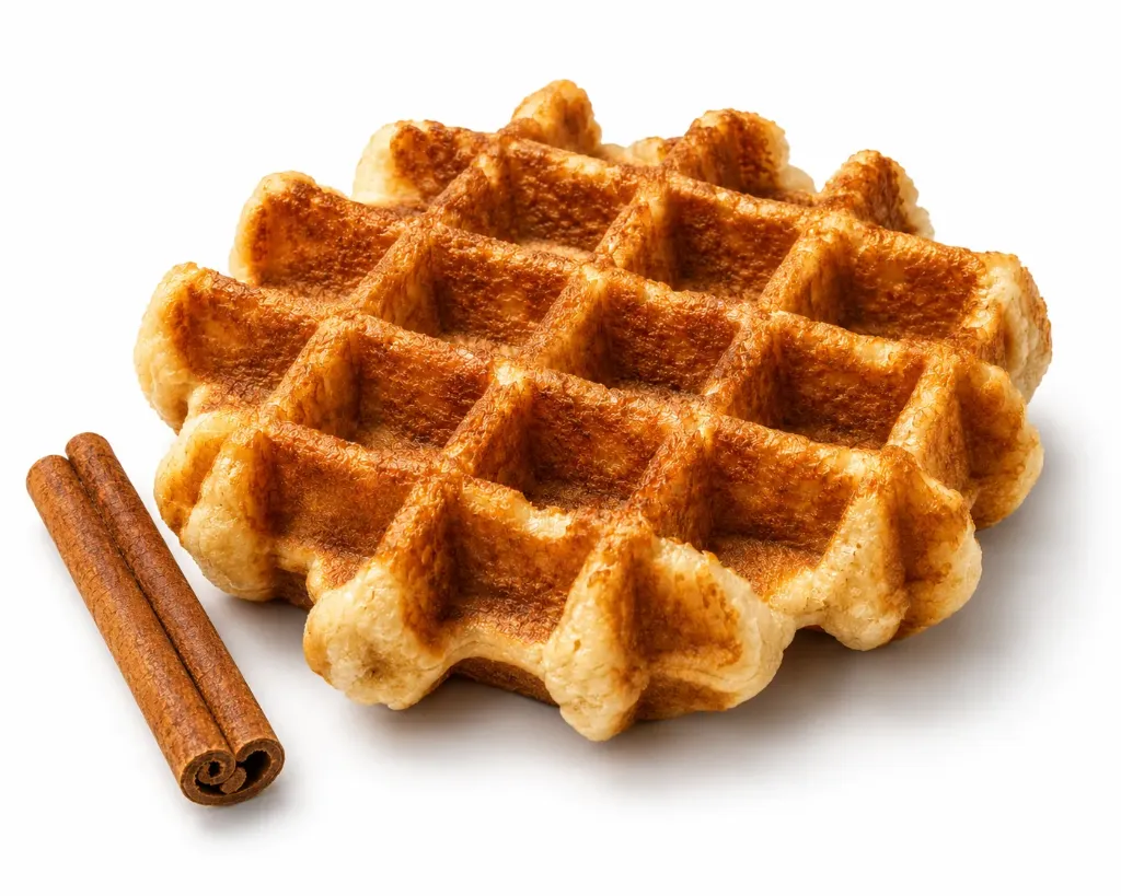 Gaufre de Liège au sucre et cannelle