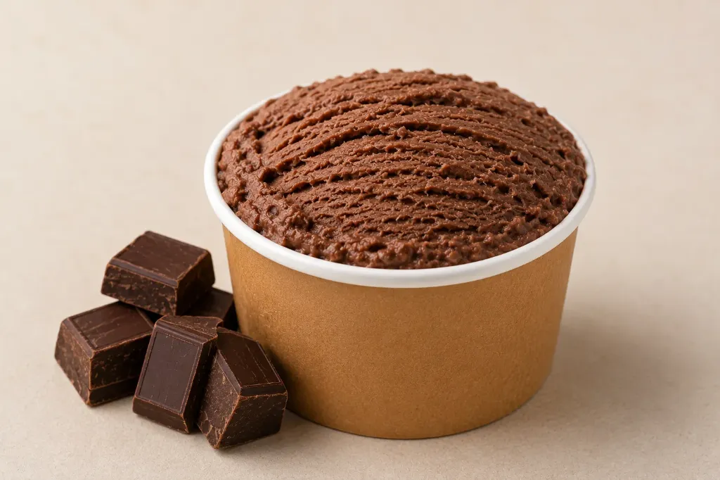 Petit pot de glace artisanale : Chocolat